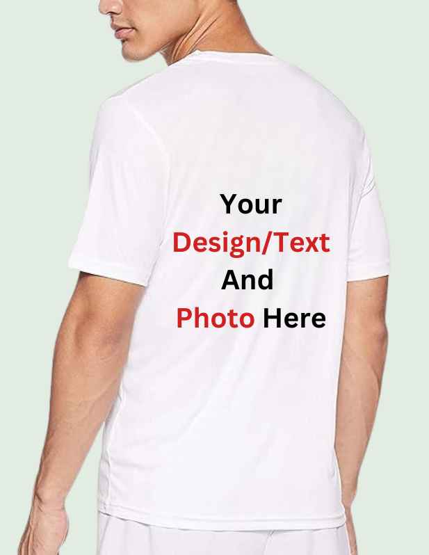 Custom T shirts For Men back side