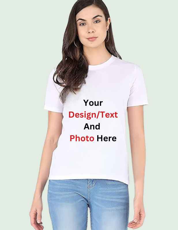 Custom T shirts For Women Front side