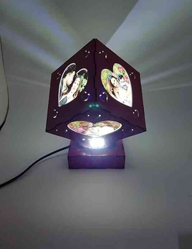 Personalised Rotating Cube Lamp shop