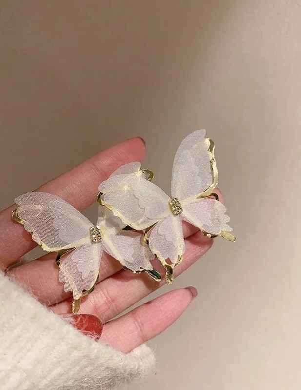 Butterfly Wing Earrings white buy now