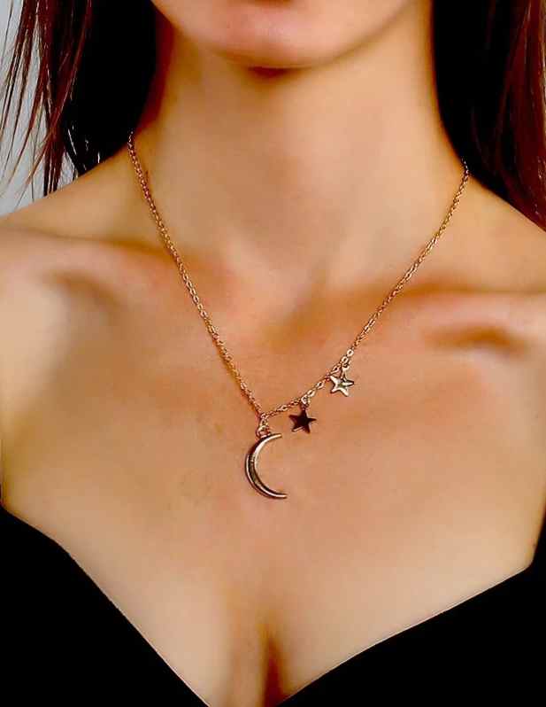 Moon And Star Pendant