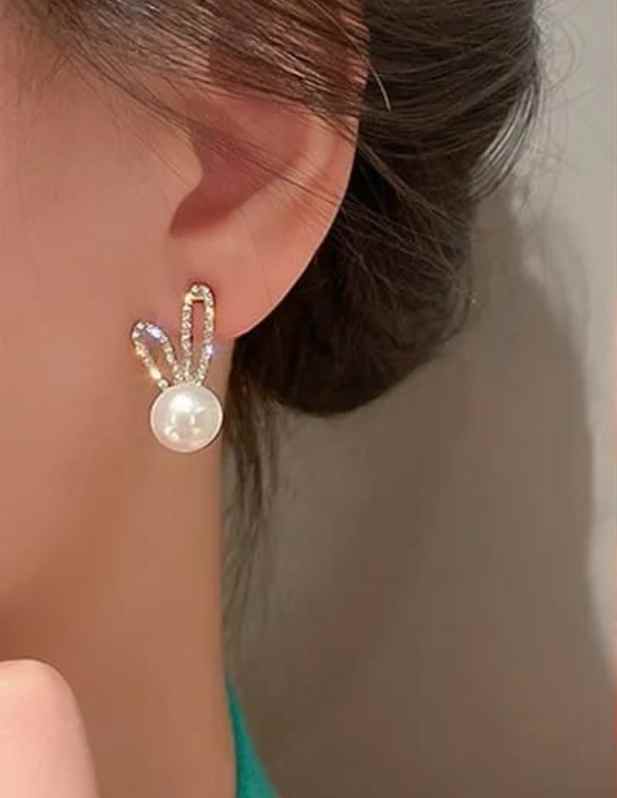 Pearl Round Earrings
