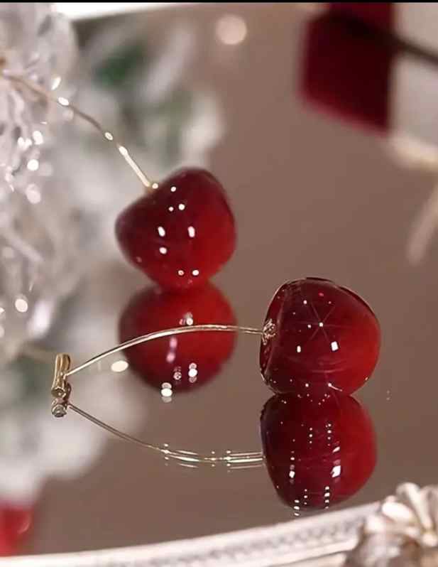 Red Cherry Earrings buy now
