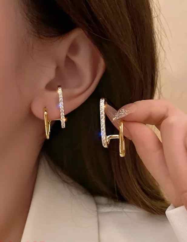 double sided earrings