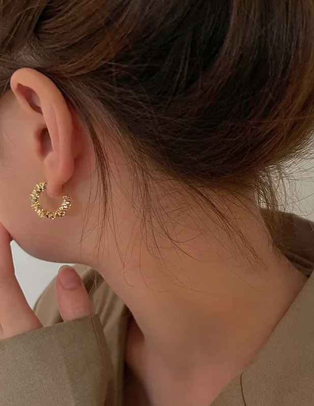 simple round earrings buy