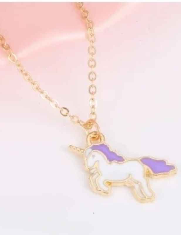 unicorn silver pendant