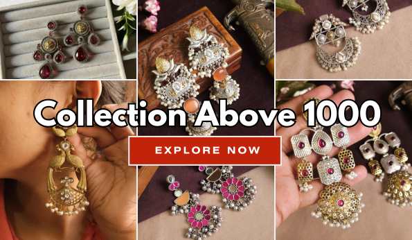 Collection of earrings Above 1000