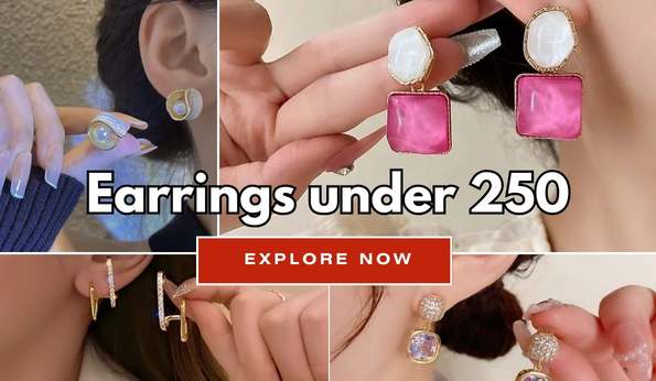Korean Earrings under 250