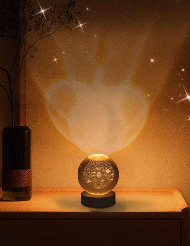 3d Solar System Crystal Ball buy now